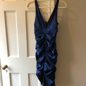 Nicole Miller Ruched Fitted Dress